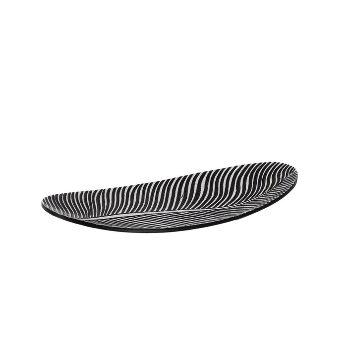 Bakke Hvid Sort Polyesterharpisk 37 x 16 x 5 cm