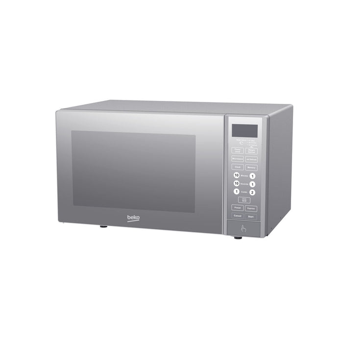 Mikrobølgeovnen med Grill BEKO MGF23330S   23L Sølvfarvet 900 W 23 L