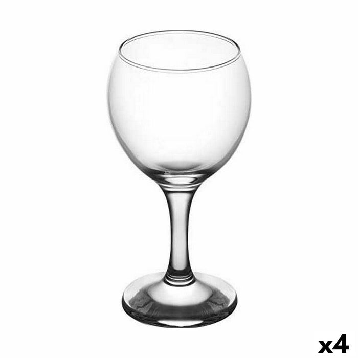 Sæt med glas Inde Misket 210 ml (4 enheder)