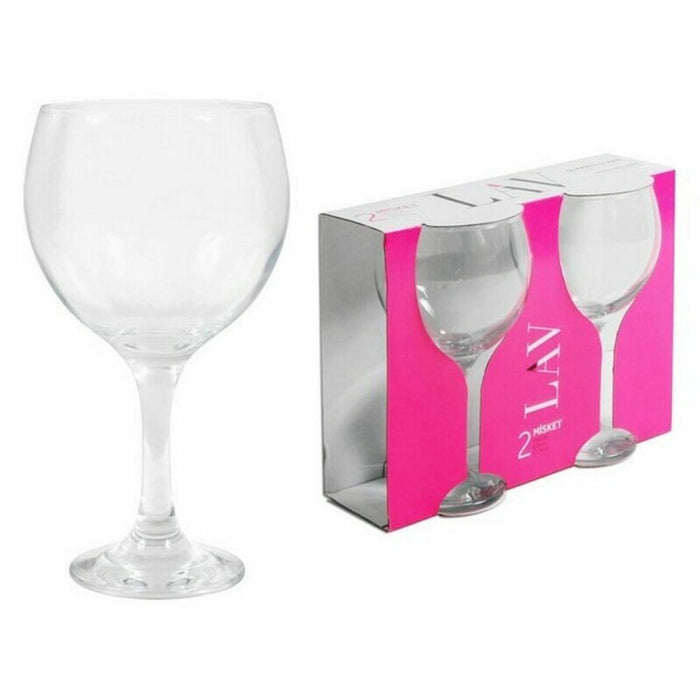 Sæt med glas LAV Misket 645 ml Krystal (pakke med 2)