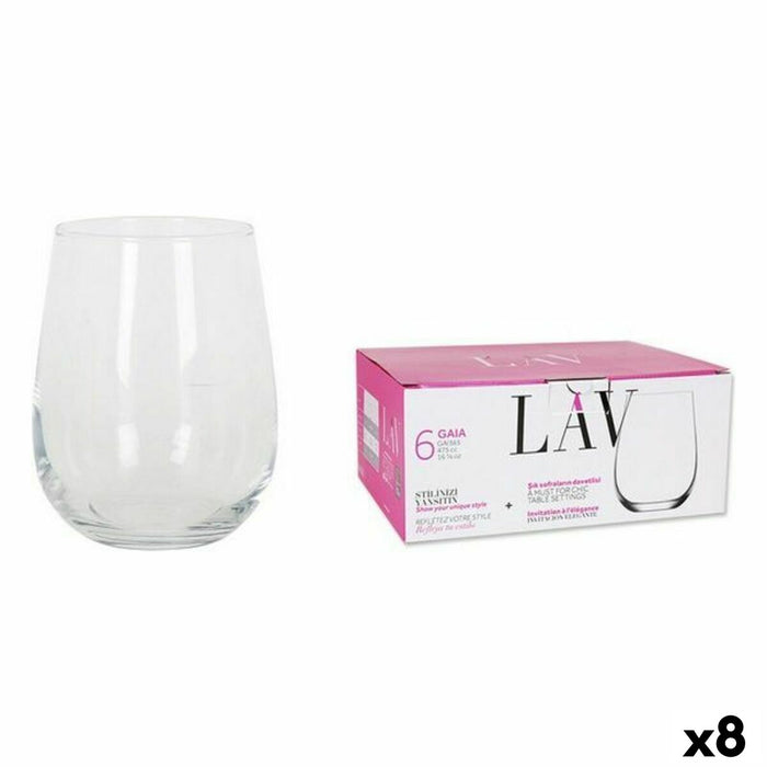 Glassæt LAV 77949 6 Dele (8 enheder) (475 ml)