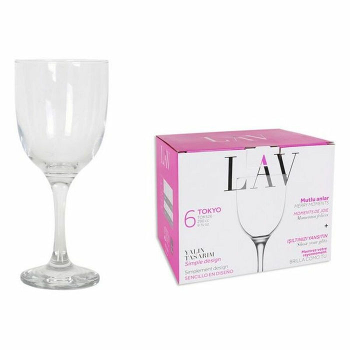 Sæt med glas LAV Tokyo (6 uds) (290 ml)