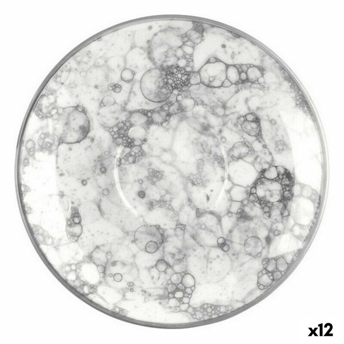 Tallerken Viejo Valle Gourmet Porcelæn Kaffe 13 x 13 x 2 cm (12 enheder)