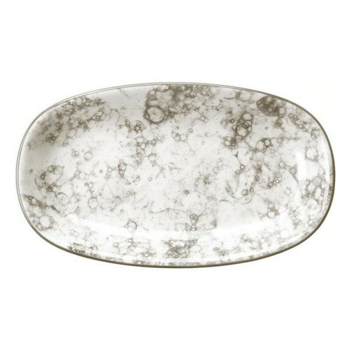 Bakke Porcelæn Hvid/Brun (15 x 8,7 x 2,3 cm)