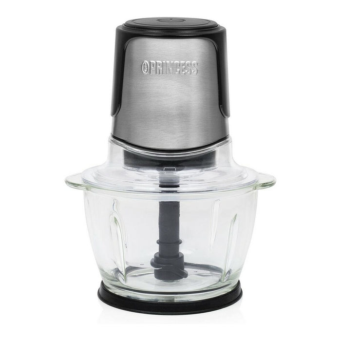 Kødhakker Princess 221051 Picadora Sort Glas Rustfrit stål 300 W 1 L