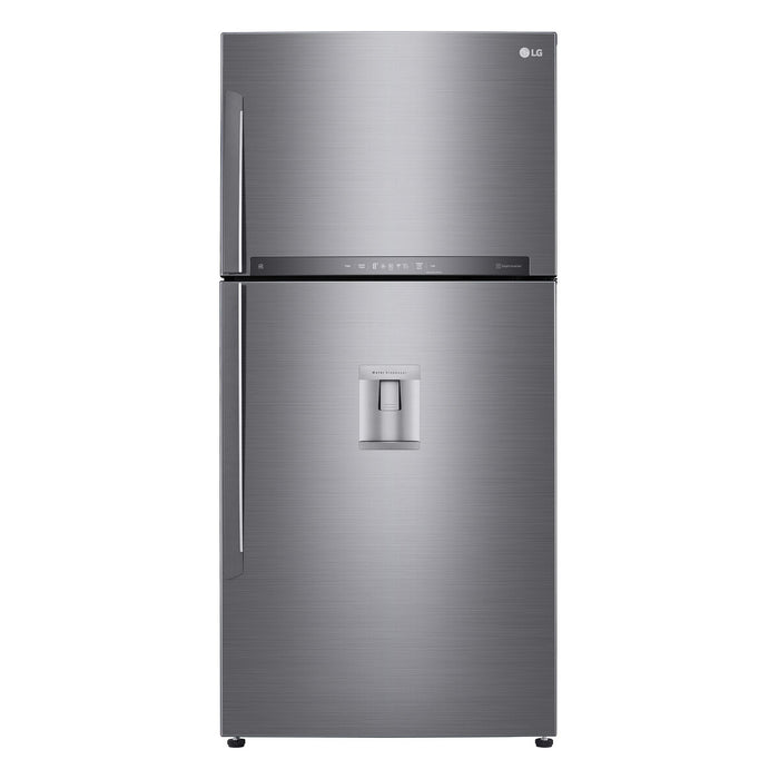 Kombineret køleskab LG GTF916PZPED 184 630 L Stål Platin