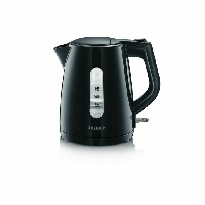 Vandkedel og Elektrisk Tekedel Severin WK 3410 Sort Plastik 2200 W 1 L