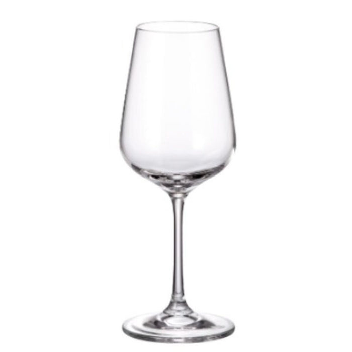 Sæt med glas Bohemia Crystal Sira 360 ml 6 x 8 x 22 cm Hvid 6 enheder