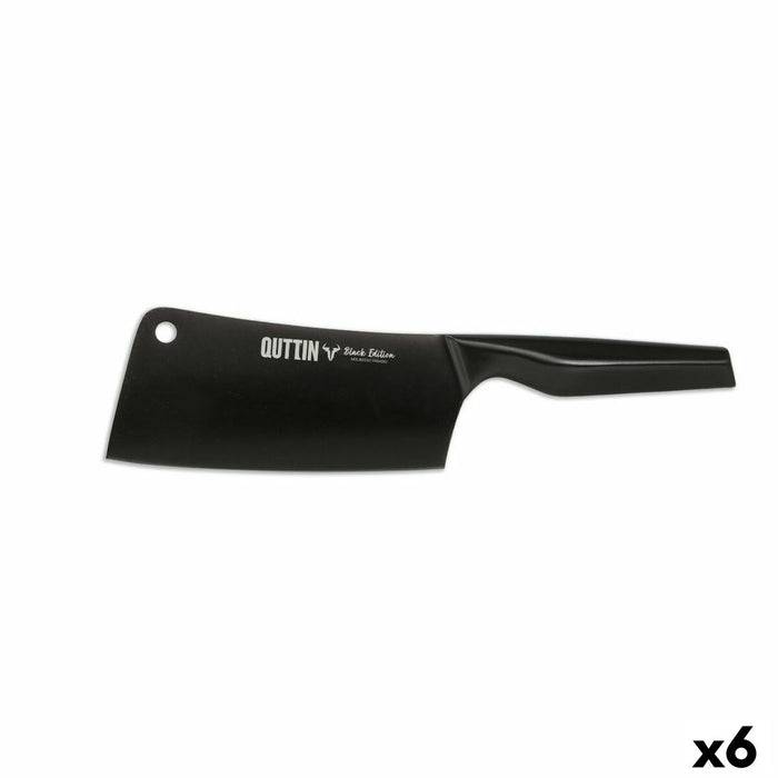 Stor madlavningskniv Quttin Black Edition 17,5 cm 2,5 mm (6 enheder)