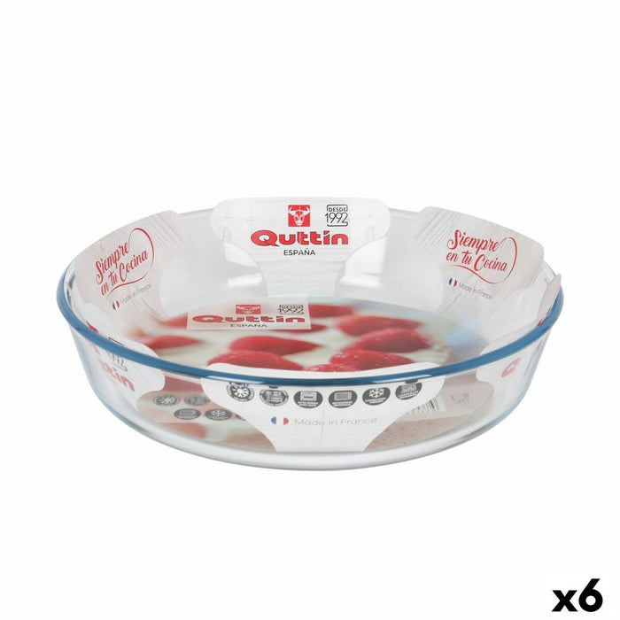 Ovn Fad Quttin   Glas 2,3 L ø 26 x 5,9 cm (6 enheder)