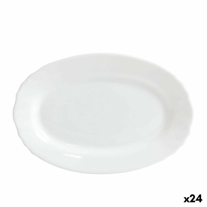 Køkkenspringvand Bormioli Ebro Glas Oval 23 x 15,5 x 2,1 cm (24 enheder)