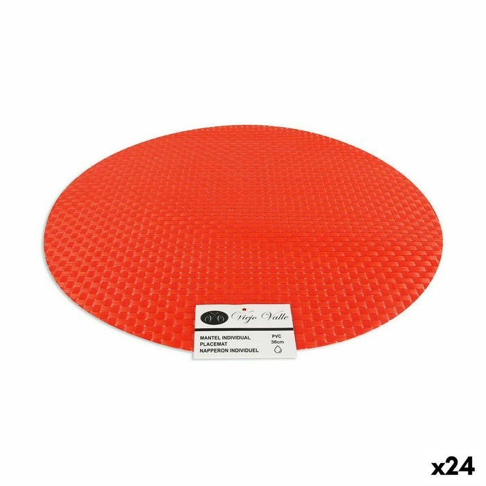 Dækkeservietter Viejo Valle Orange 38 cm (24 enheder)