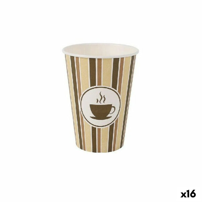 Glassæt Algon Pap Kaffe 40 Dele 220 ml (16 enheder)