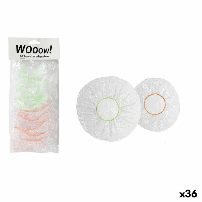 Sæt med genanvendelige og justerbare køkkenlåg 10 Dele (36 Enheder)