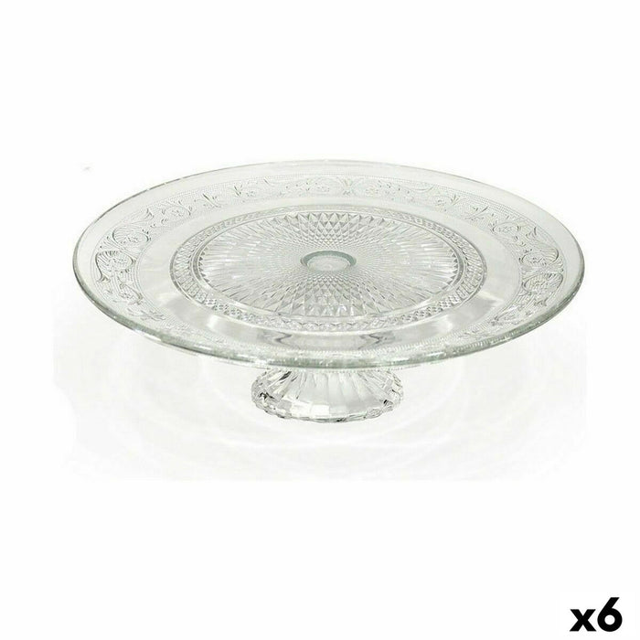 Kage og sandkage fad La Mediterránea Glas 33 x 33 x 9,5 cm (6 enheder)