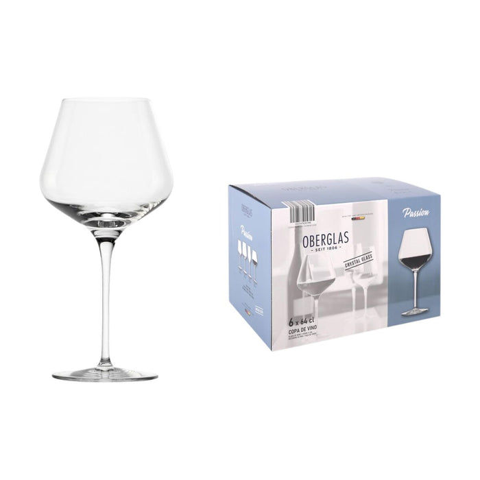 Sæt med vinglas Inde Passion 640 ml 6 Dele