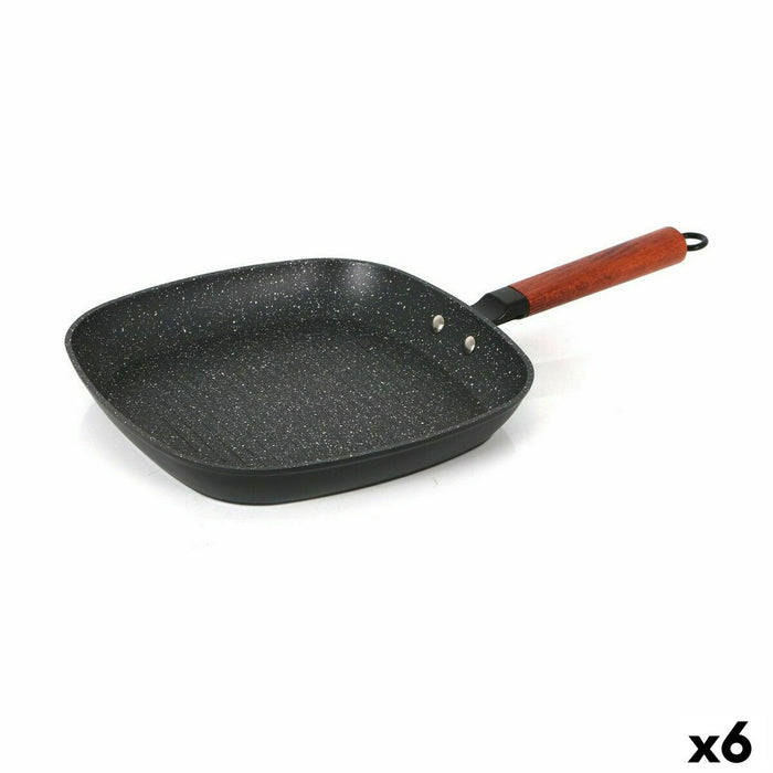 Pande Stegning med Stråler Quttin Doha Smedet aluminium 39 x 28 x 15 cm (6 enheder)