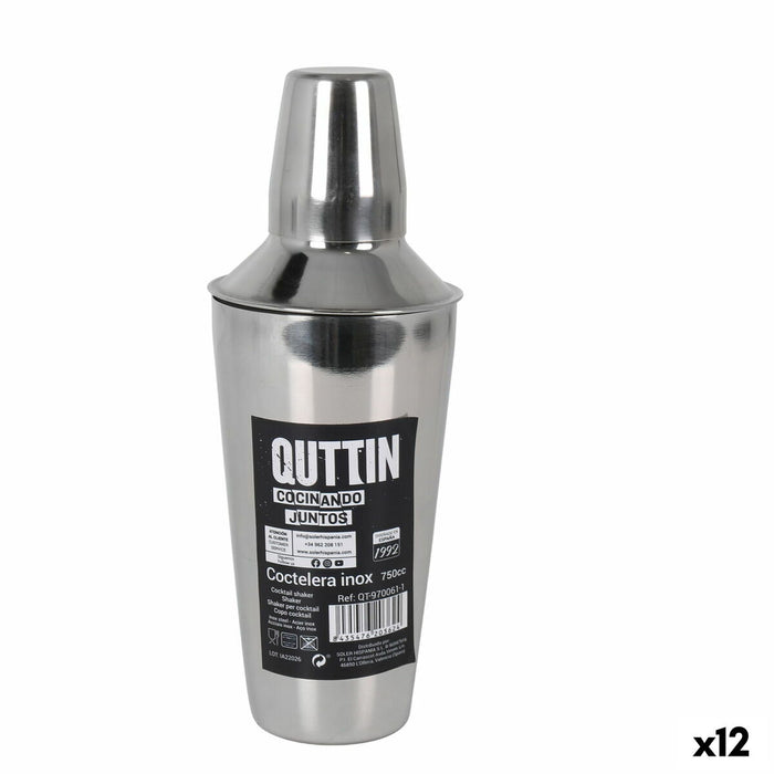 Cocktailblander Quttin Rustfrit stål 750 ml ø 9,2 x 25,6 cm (12 enheder)