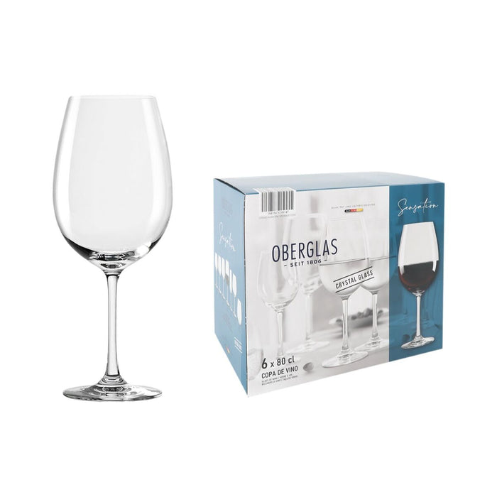 Sæt med glas Inde Sensation 800 ml 6 Dele