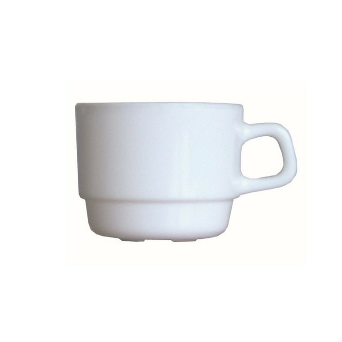 Set med kopper Arcoroc Restaurant Hvid Glas 190 ml (12 enheder)