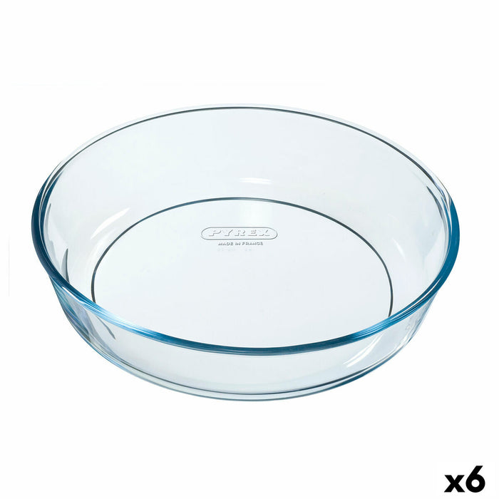 Bageform Pyrex Classic Vidrio Cirkulær Gennemsigtig 6 enheder 26 x 26 x 6 cm