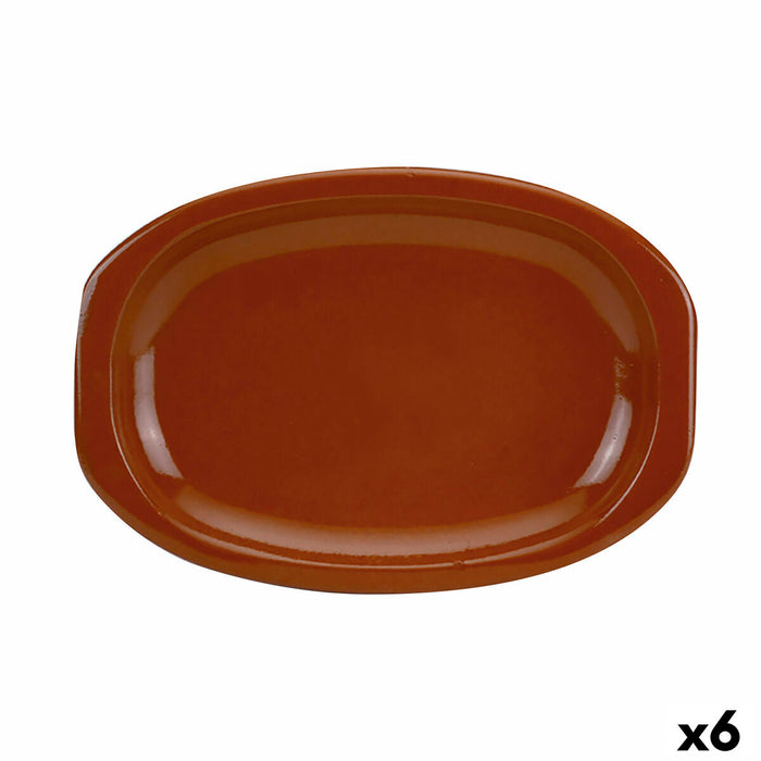 Køkkenspringvand Raimundo Barro Profesional Bagt ler Brun 6 enheder 36 x 25 cm