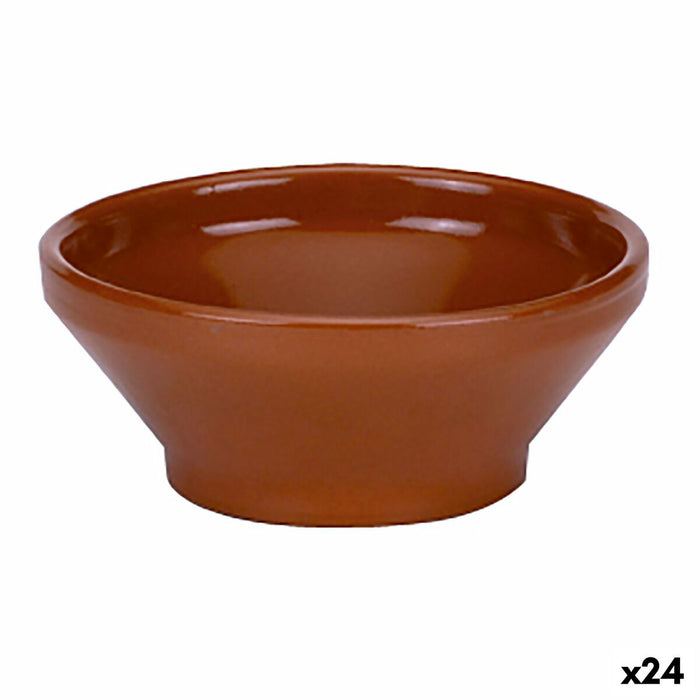 Skål Raimundo Suppe Bagt ler Keramik Brun (16 cm) (24 enheder)