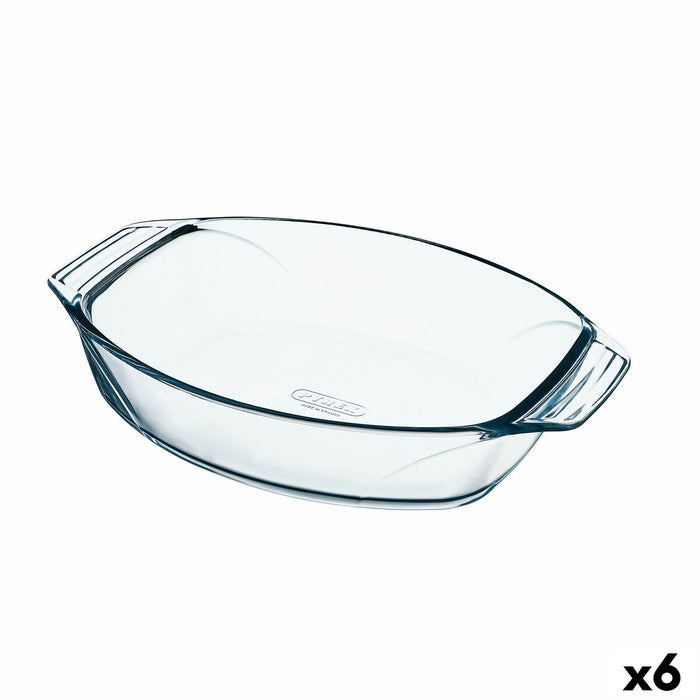 Ovn Fad Pyrex Irresistible Oval Gennemsigtig Glas 35,1 x 24,1 x 6,9 cm (6 enheder)