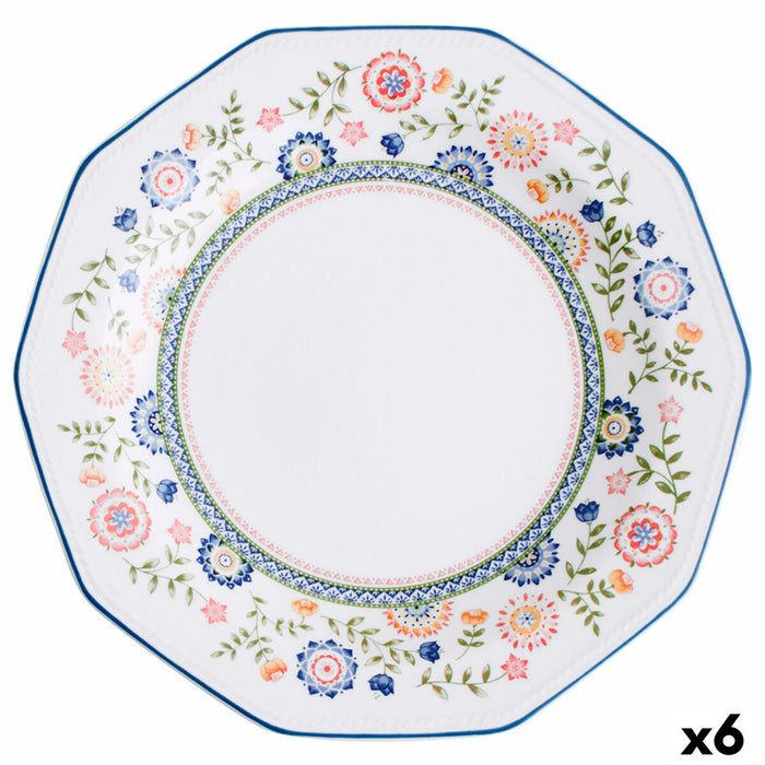 Plosek krožnik Churchill Bengal Keramik Jedilni servis (Ø 27 cm) (6 enheder)
