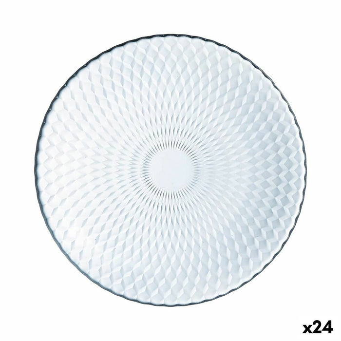 Plosek krožnik Luminarc Pampille Gennemsigtig Glas (25 cm) (24 enheder)