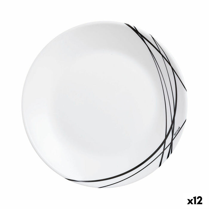 Desserttallerken Arcopal Domitille To-farvet Glas (Ø 18 cm) (12 enheder)