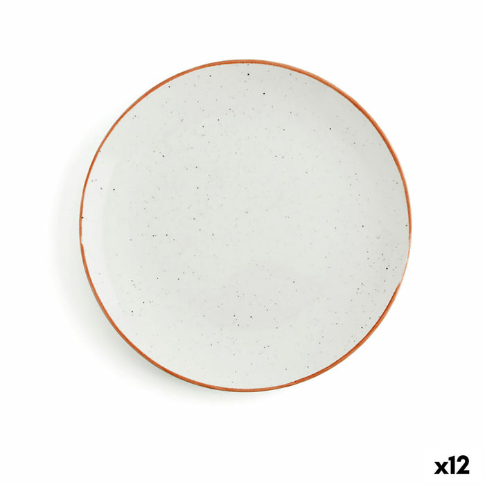 Plosek krožnik Ariane Terra Keramik Beige (Ø 21 cm) (12 enheder)