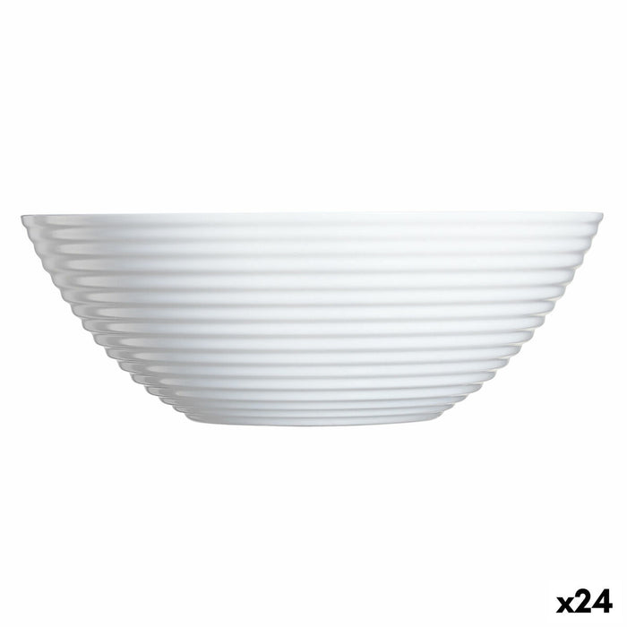Skål Luminarc Harena MULTIFUNKTIONEL Hvid Glas (16 cm) (24 enheder)