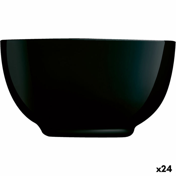 Skål Luminarc Diwali Sort Glas (14,5 cm) (24 enheder)