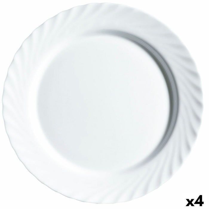 Køkkenspringvand Luminarc Trianon Hvid Glas (32,5 cm) (4 enheder)