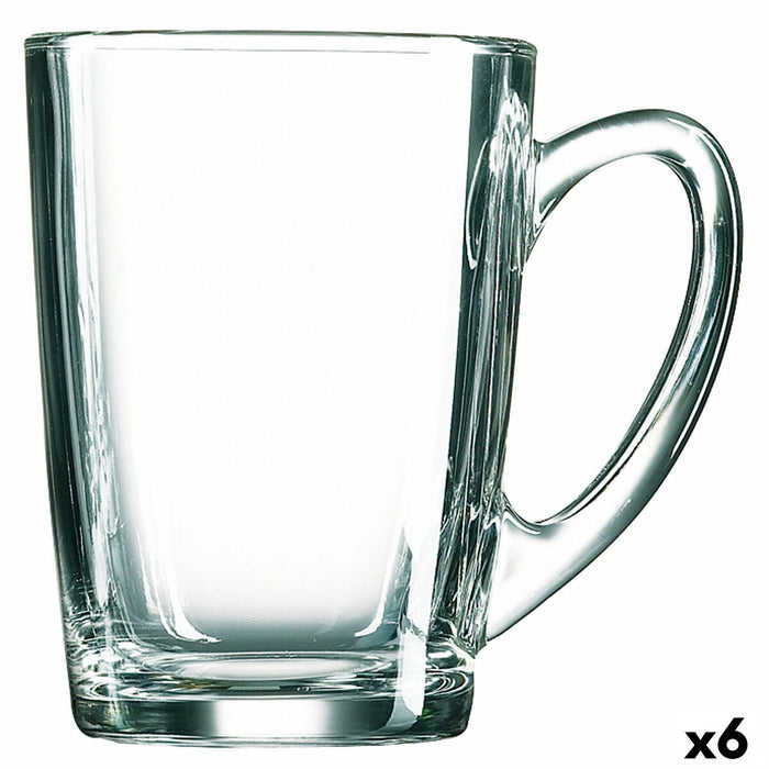 Skodelica Luminarc New Morning Morgenmad Gennemsigtig Glas (320 ml) (6 enheder)