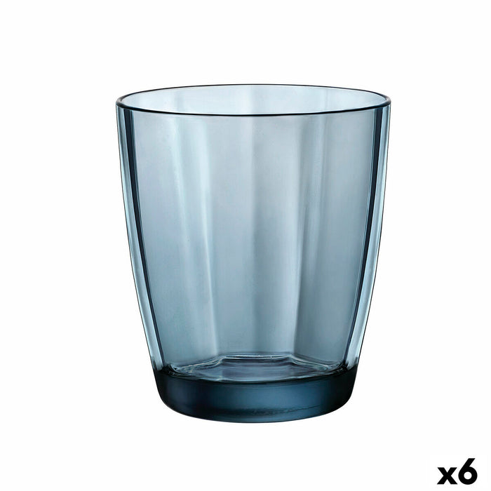 Glas Bormioli Rocco Pulsar Blå Glas 390 ml (6 enheder)