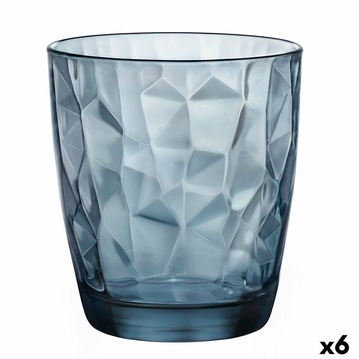 Glas Bormioli Rocco Diamond Blå Glas (390 ml) (6 enheder)