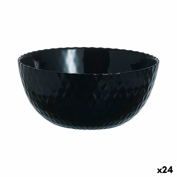 Skål Luminarc Pampille Sort Glas (13 cm) (24 enheder)
