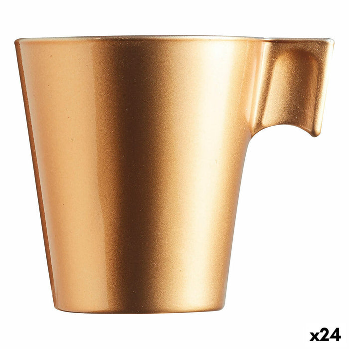 Skodelica Luminarc Flashy Gylden 80 ml Glas