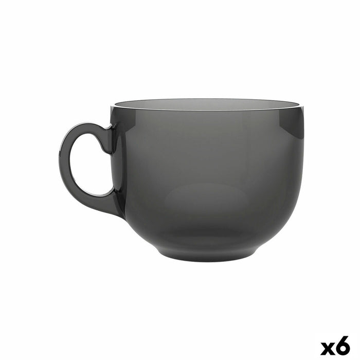 Skodelica Luminarc Alba Grå Glas 500 ml (6 enheder)