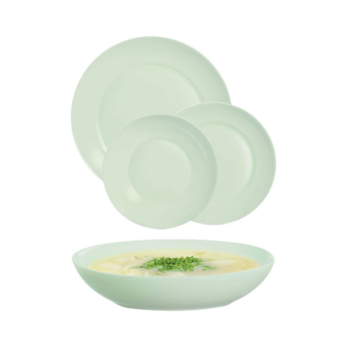 Spisestel Luminarc Apy Paradise Verde Grøn Glas 18 Dele