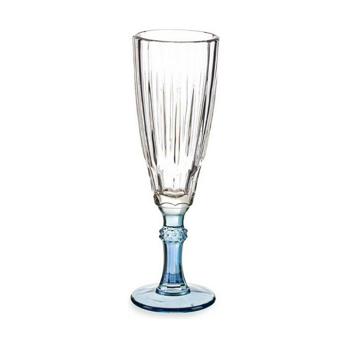 Champagneglas Exotic Krystal Blå 6 enheder (170 ml)