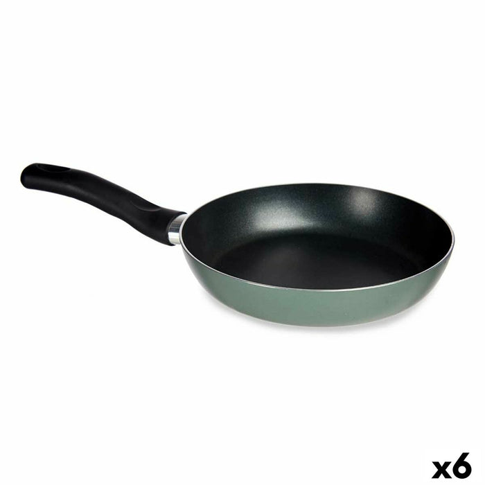 Stegepande 22 cm Grøn Aluminium (6 enheder)