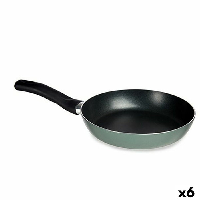 Stegepande 26 cm Grøn Aluminium (6 enheder)
