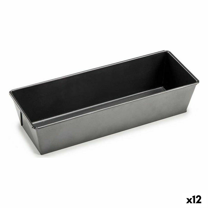 Rektangulær Form Mørkegrå Metal Kulstofstål 11,5 x 7,7 x 31 cm (12 enheder)