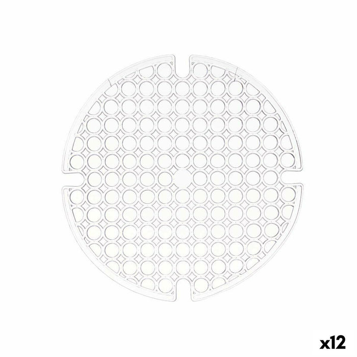 Måtte Vask Gennemsigtig Plastik 29 x 0,1 x 29 cm (12 enheder)