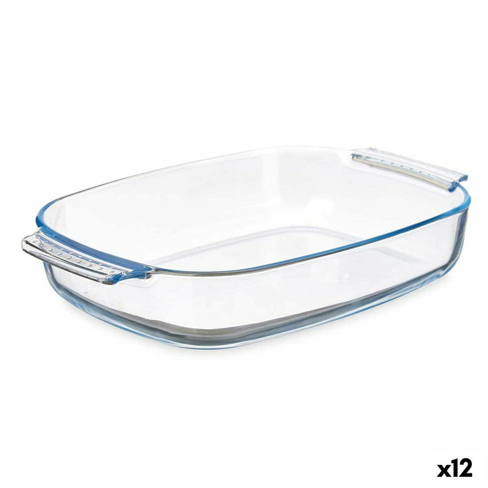 Køkkenspringvand Med håndtag Gennemsigtig Borosilikatglas 2 L 30,2 x 6 x 19,6 cm (12 enheder)