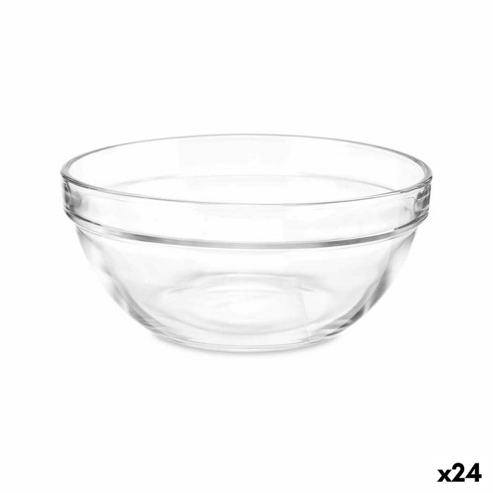 Skål Gennemsigtig Glas 650 ml Kan stables (24 enheder)