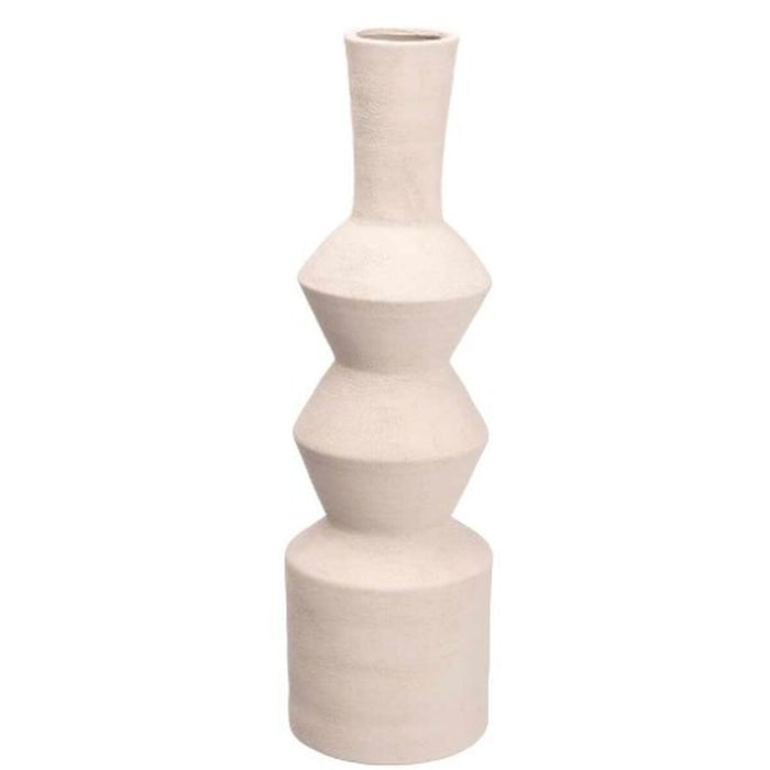 Vase Gift Decor 20028-WH Hvid Keramik Geometri 15 x 60 x 15 cm
